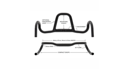 Redshift Sports Kitchen Sink Drop Bar w/ Loop - 44cm, Black