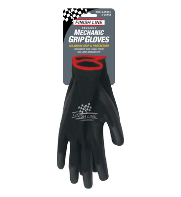 Finish Line Mechanic's Grip Gloves LG/XL