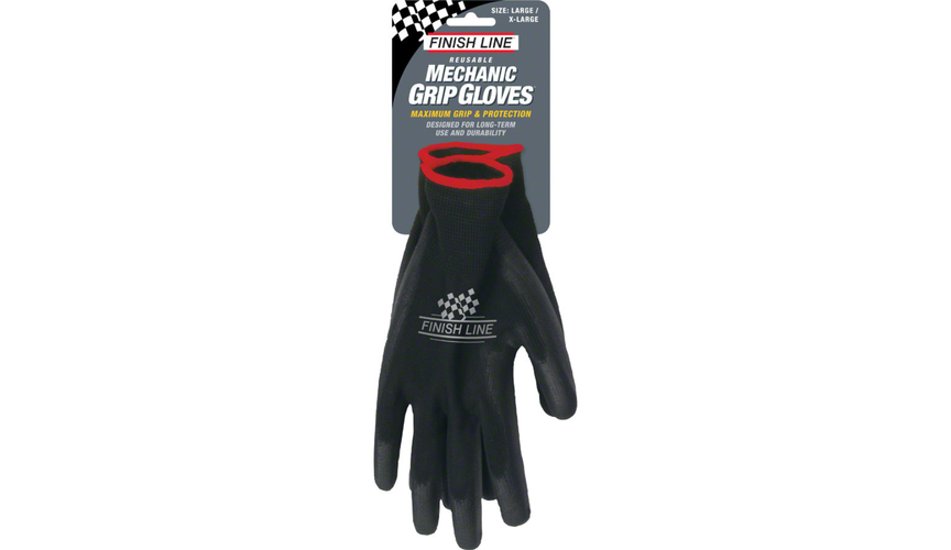 Finish Line Mechanic's Grip Gloves LG/XL