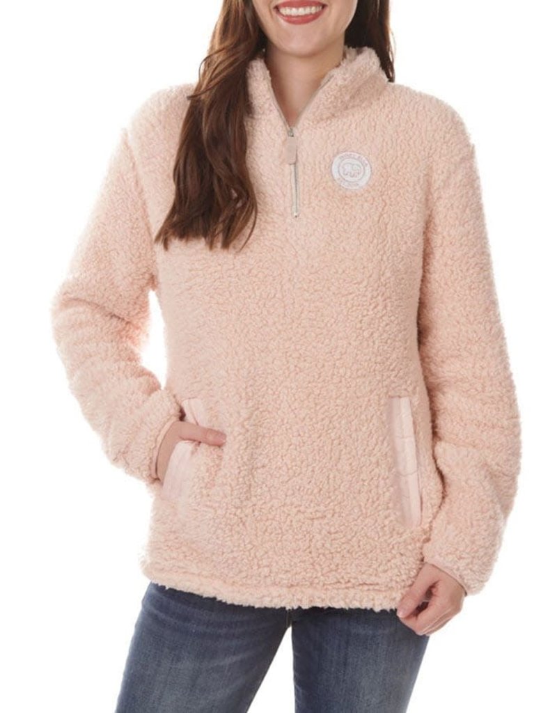 ivory sherpa pullover