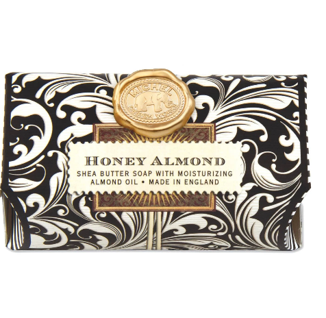 SOAL182 LARGE BATH SOAP BAR Honey And Almond - Heart And Home