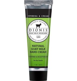 DIONIS INC DIONIS -Verbena & Cream Goat Milk Hand Cream 1oz.