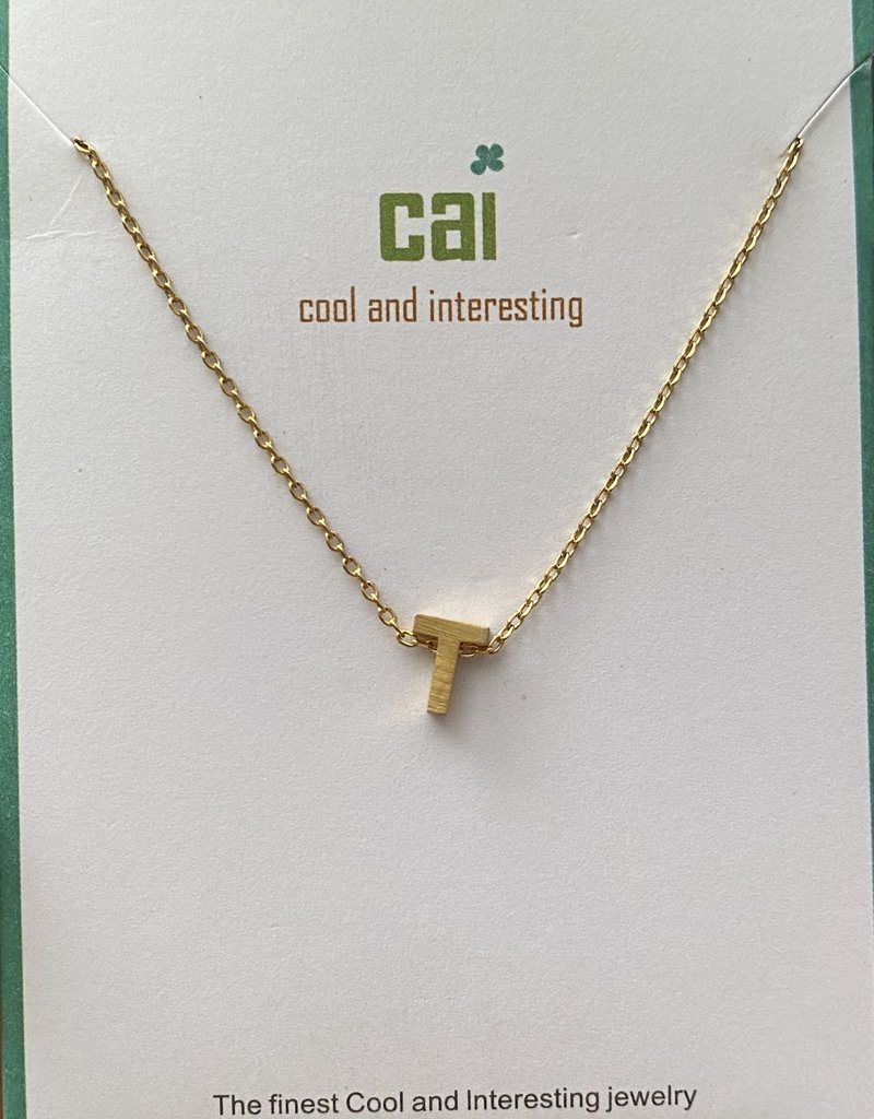 cai jewelry initial necklace