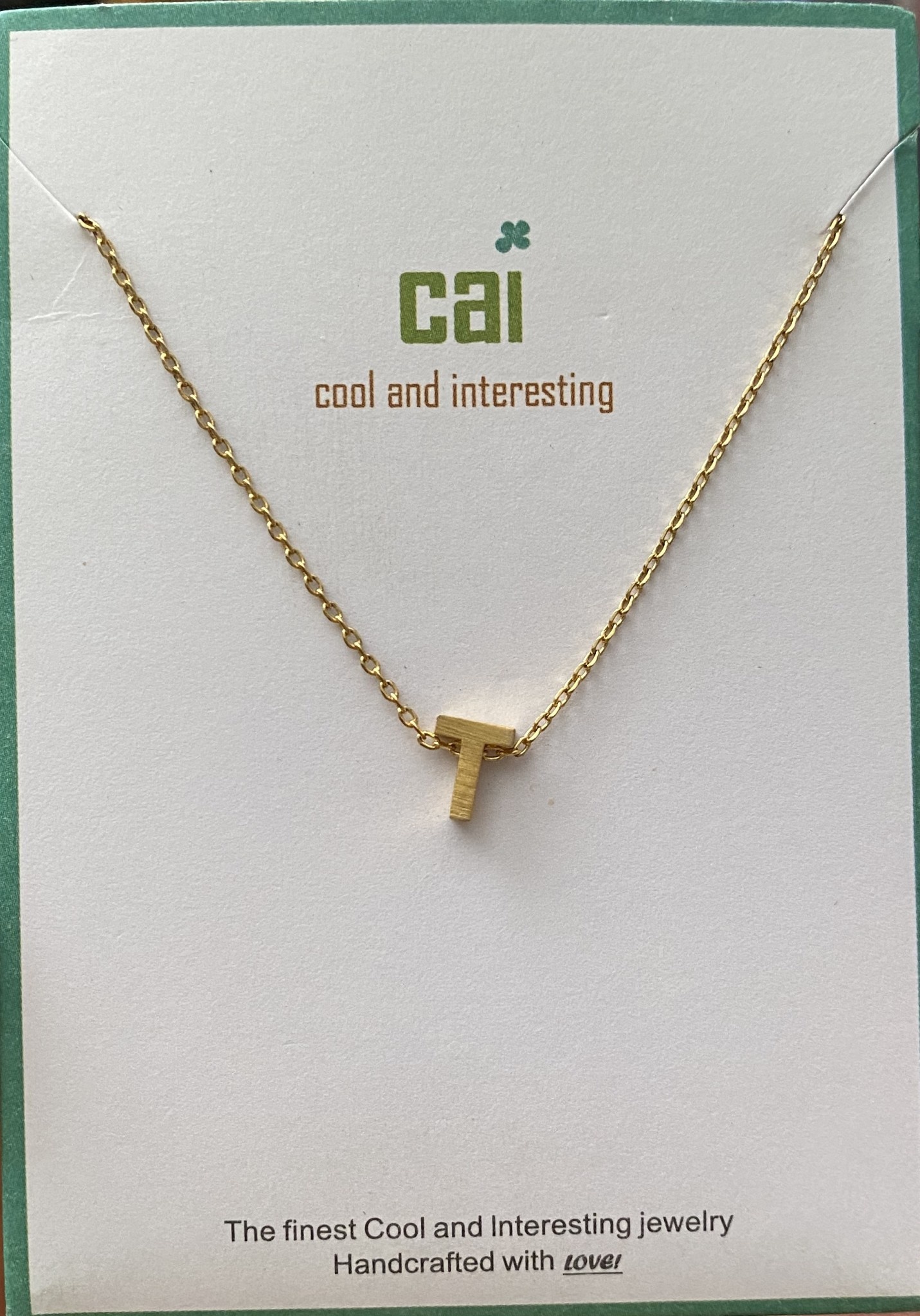 Cai Letter Necklace Online, 59% OFF 