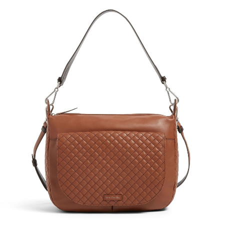 vera bradley leather carryall shoulder bag