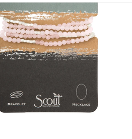 SCOUT CURATED WEARS Stone Wrap -Stone of the Heart Rose Quartz