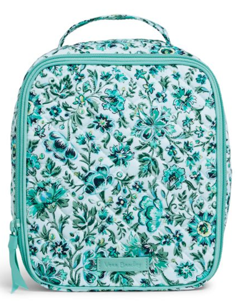 vera bradley lunch bag blue