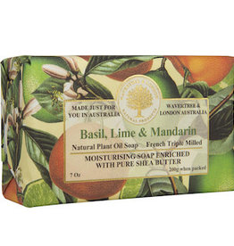 AUSTRALIAN NATURAL SOAP Bar Soap Basil Lime & Mandarin 7oz