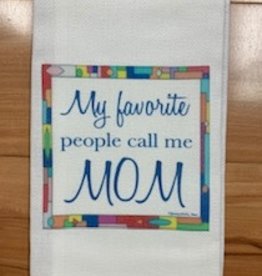 JAZZY ARTZ Kitchen Towel- My Favorite People Call Me Mom
