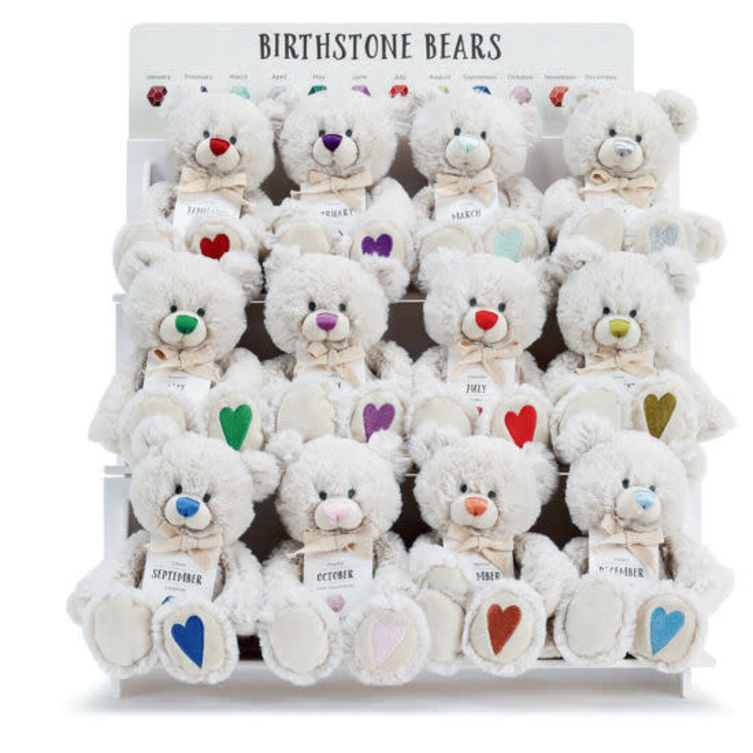 Demdaco - September Birthstone Plush Bear