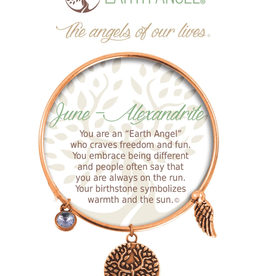 EARTH ANGEL Birthstone Bracelet June