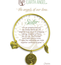 EARTH ANGEL Charm Bracelet Sister