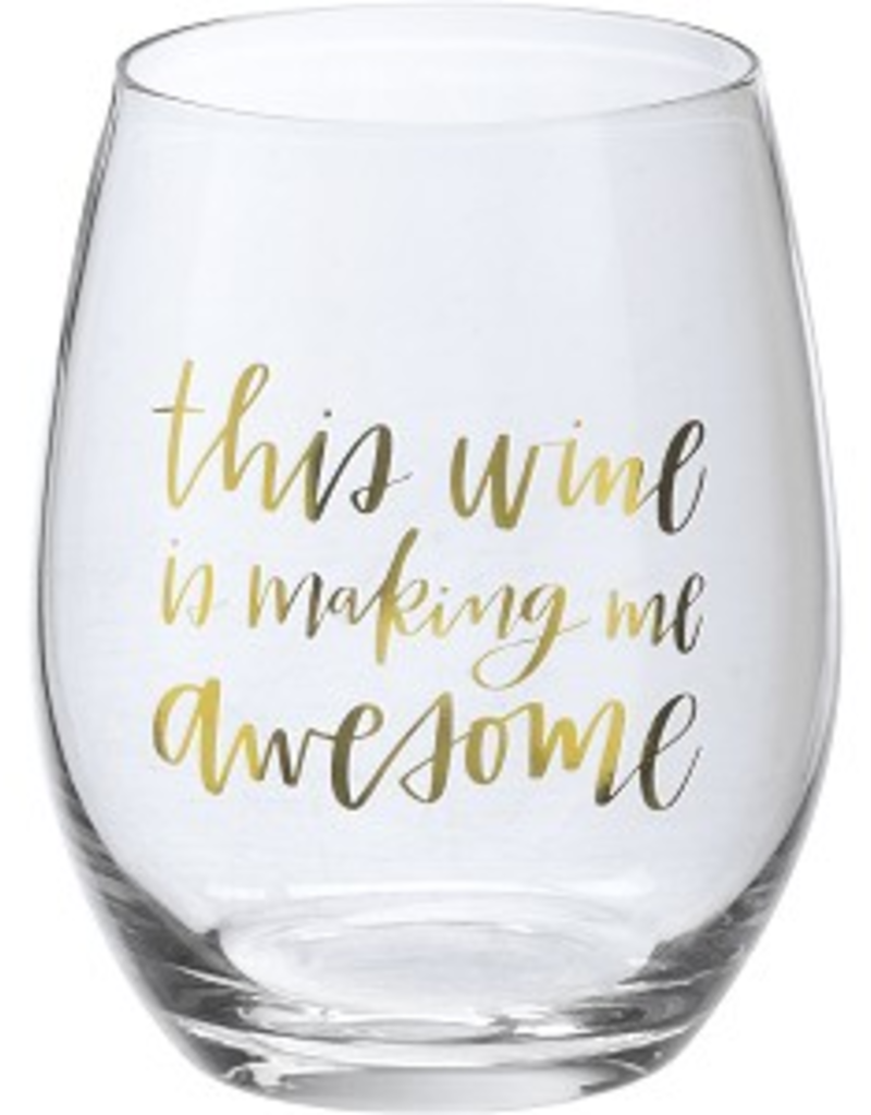 Wine Glass - This Wine Is Making Me Awesome