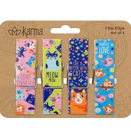 KARMA GIFTS Chip Clips Cat