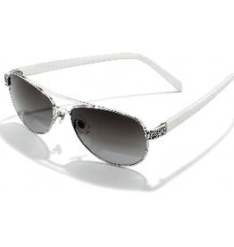 BRIGHTON Sugar Shack White/Silver Sunglasses