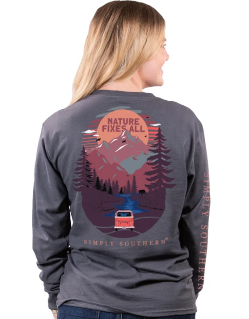 Nature Fixes All LS Tee Shirt - Heart 