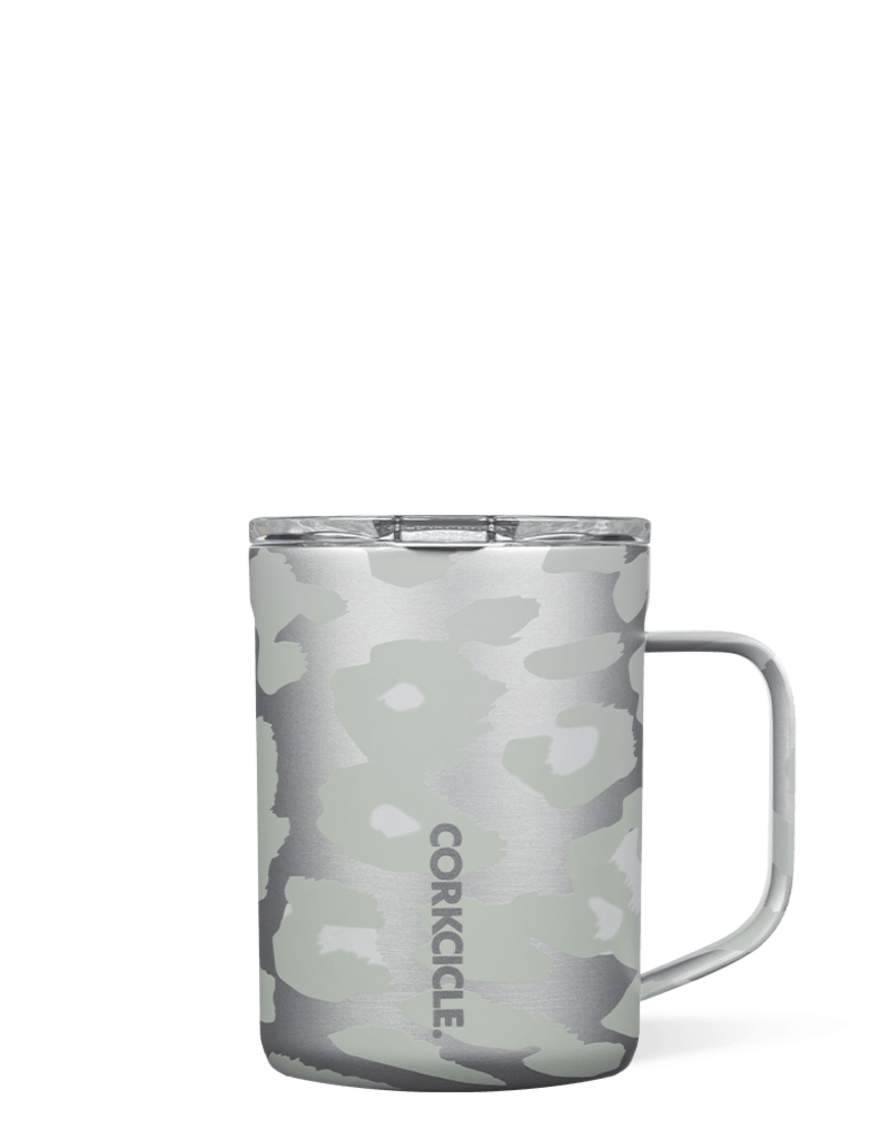CORKCICLE Coffee Mug Snow Leopard 16 oz