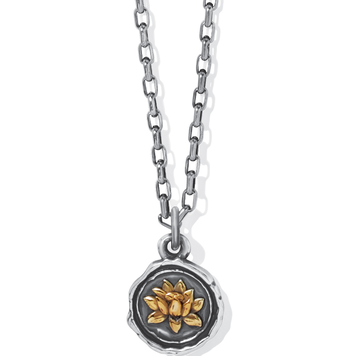 Hollow Out Lotus Necklace - 925 Sterling Silver Charm Jewelry (GX326) |  Touchy Style