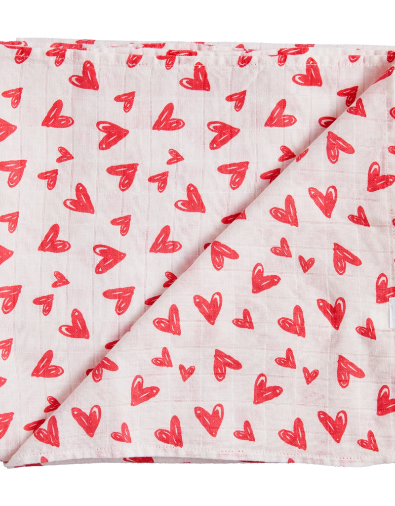 heart swaddle blanket