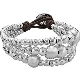 UNO DE 50 Magnetized Three-Strand Beaded Bracelet