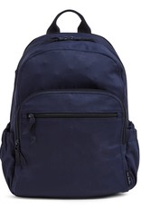 VERA BRADLEY Campus Backpack : Classic Navy in Recycled Cotton