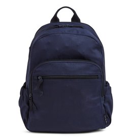 VERA BRADLEY Campus Backpack : Classic Navy in Recycled Cotton