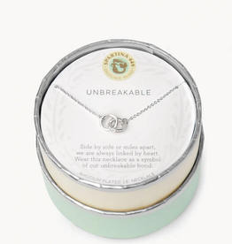 SPARTINA 449 Sea La Vie Necklace Unbreakable/Double Rings SIL