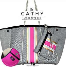TAYLOR GRAY Neoprene Tote Cathy Large