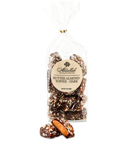 ABDALLAH CANDIES Bagged Butter Almond Toffee-Dark Chocolate 7 oz