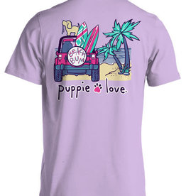 PUPPIE LOVE/MD-BRAND Beach Bum Pup Short Sleeve Tee