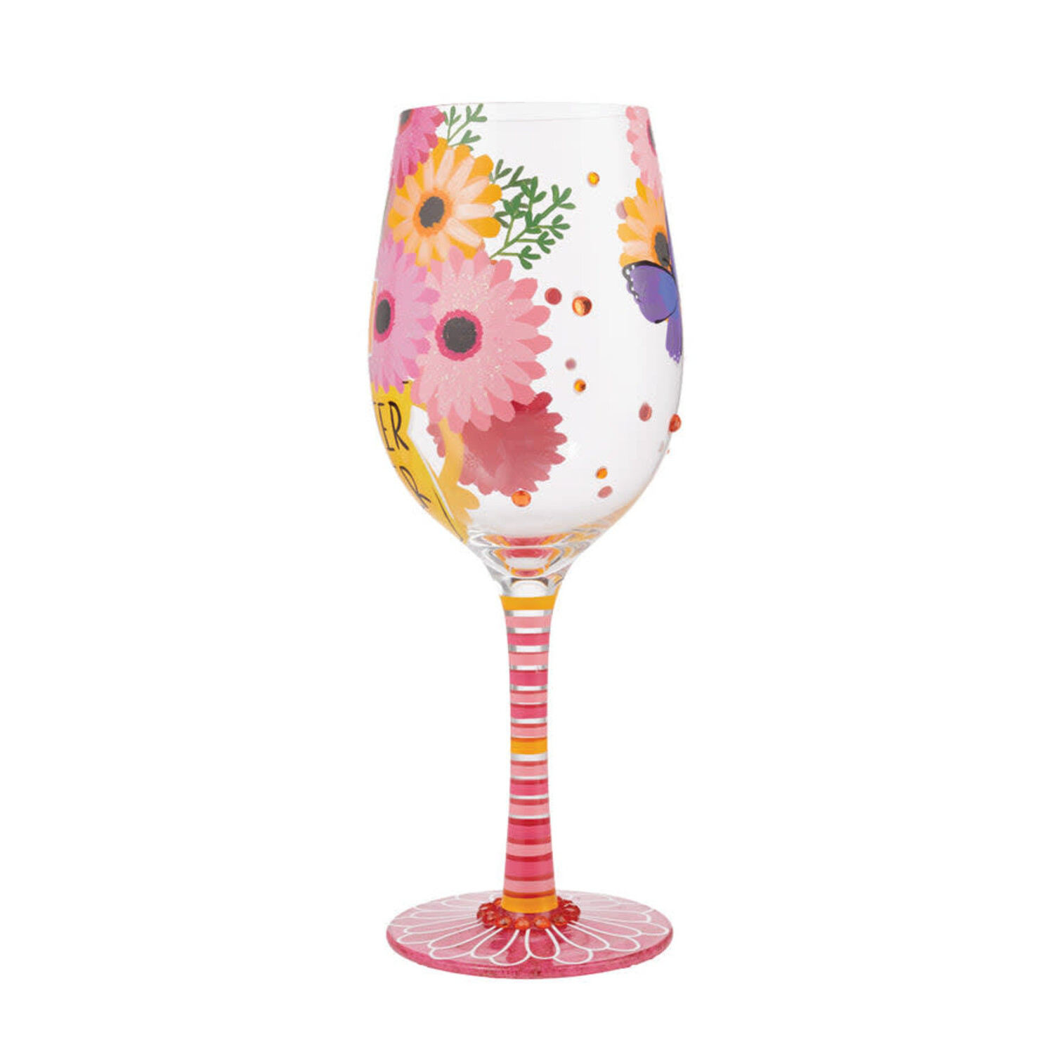 Lolita Wine Glass Bouquet in Bloom