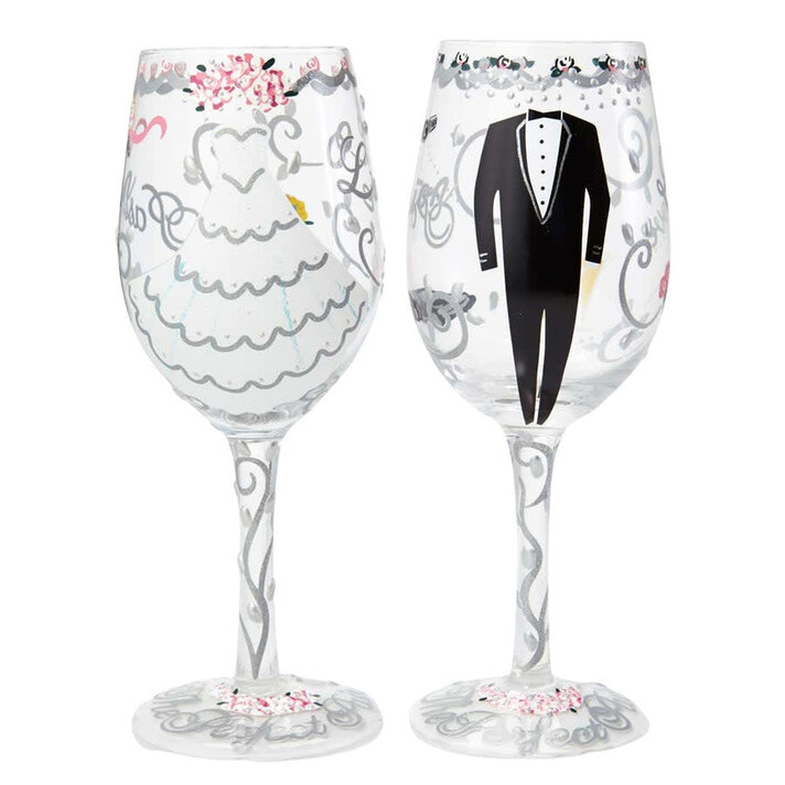 Lolita Love My Rescue Handpainted Wine Glass, 15 oz. - Wine Glasses & Wine  Tumblers - Hallmark