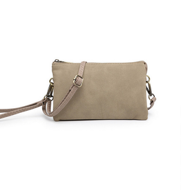 JEN & CO. Riley Suede Grey Taupe