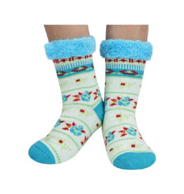 Snoozies Happy Family Sherpa Socks