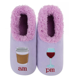 Snoozies Slippers Lavender AM/PM