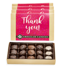 ABDALLAH CANDIES Boxed Thank You Chocolate Candy 5.5 oz