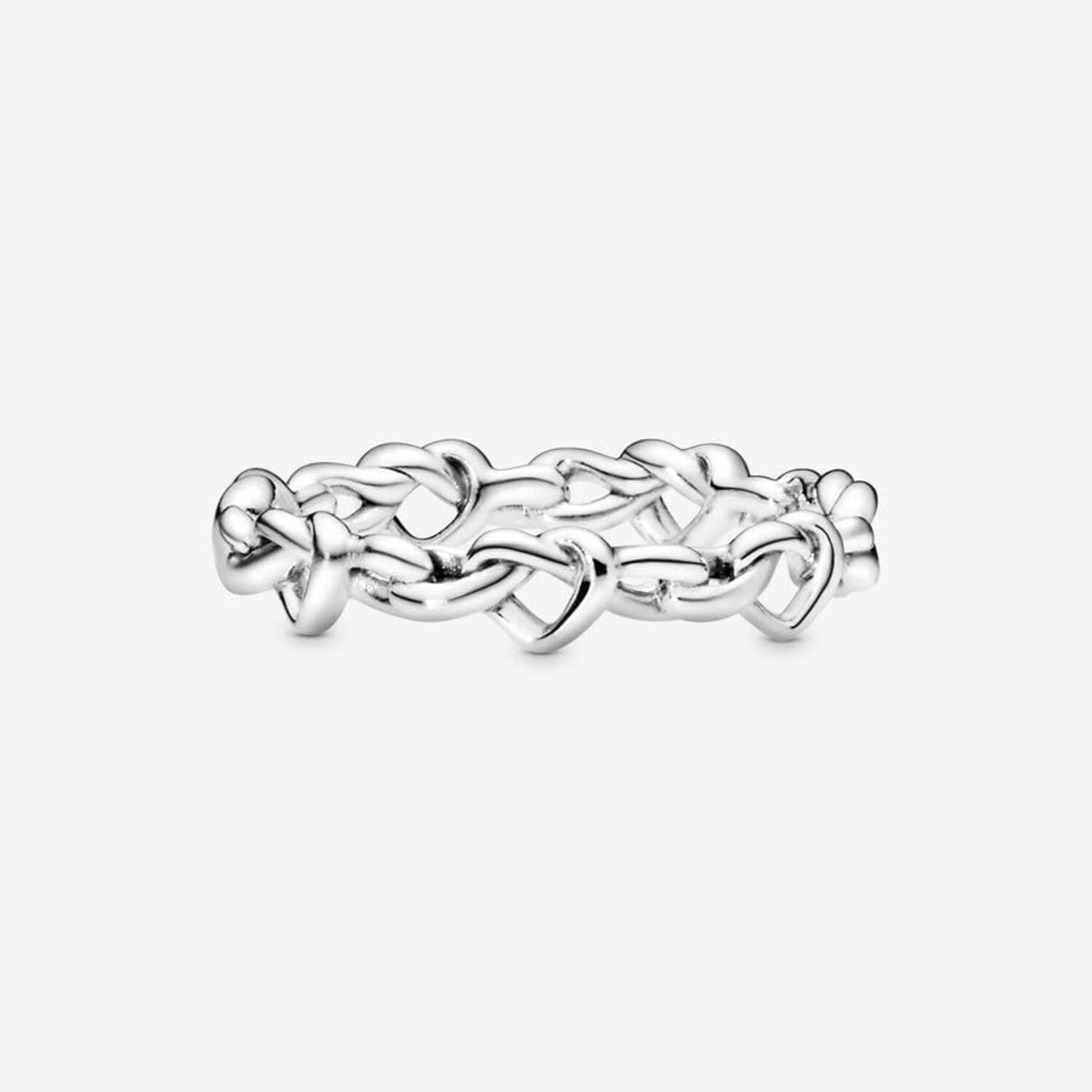 Knotted hearts deals ring pandora