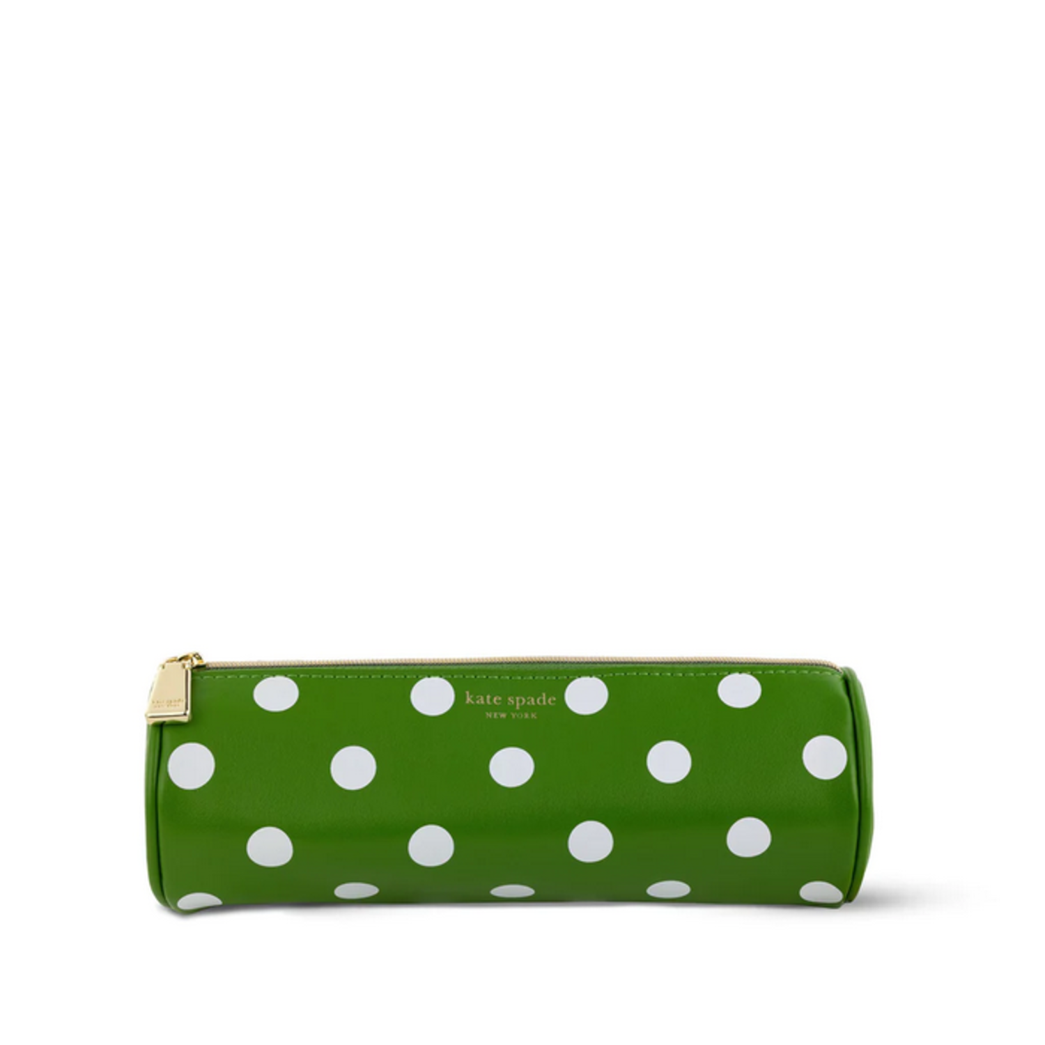 Kate Spade New York Pen and Pencil Case with School Supplies, Zip Pouch  Includes 2 Pencils, Sharpener, Eraser, and Ruler, Polka Dots (Black/White)