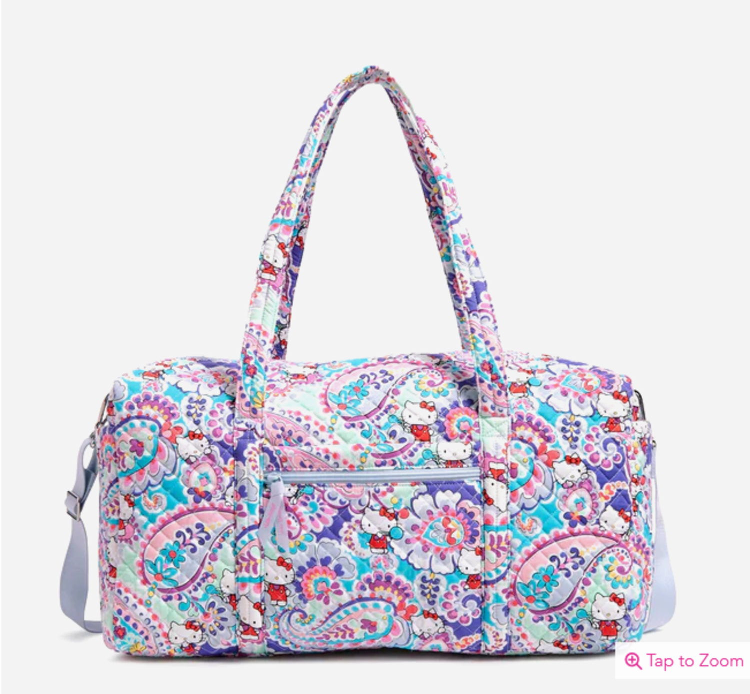 Vera Bradley Large Travel Duffel Bag In Hello Kitty Paisley, 56% OFF