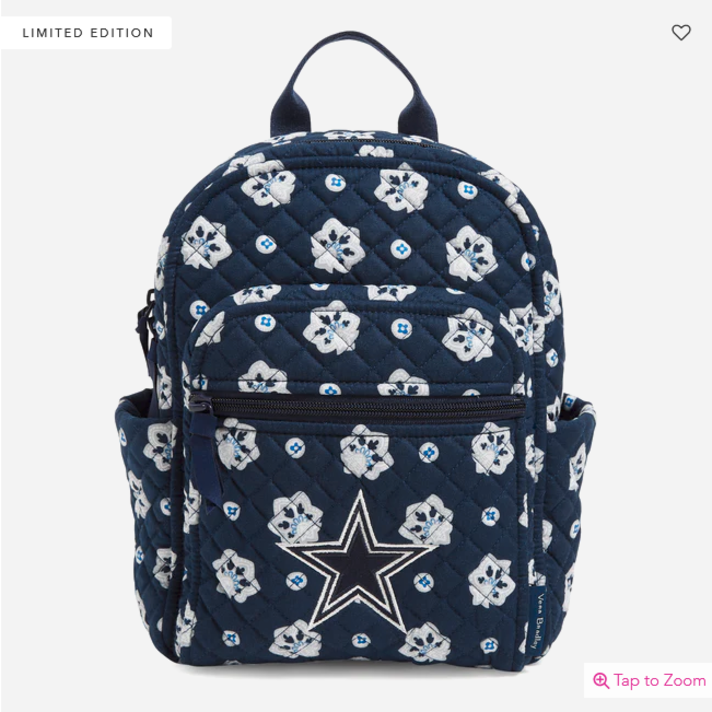 Large Travel Duffel: Blue/Gray Bandana w/Dallas Cowboys - Heart and Home  Gifts and Accessories