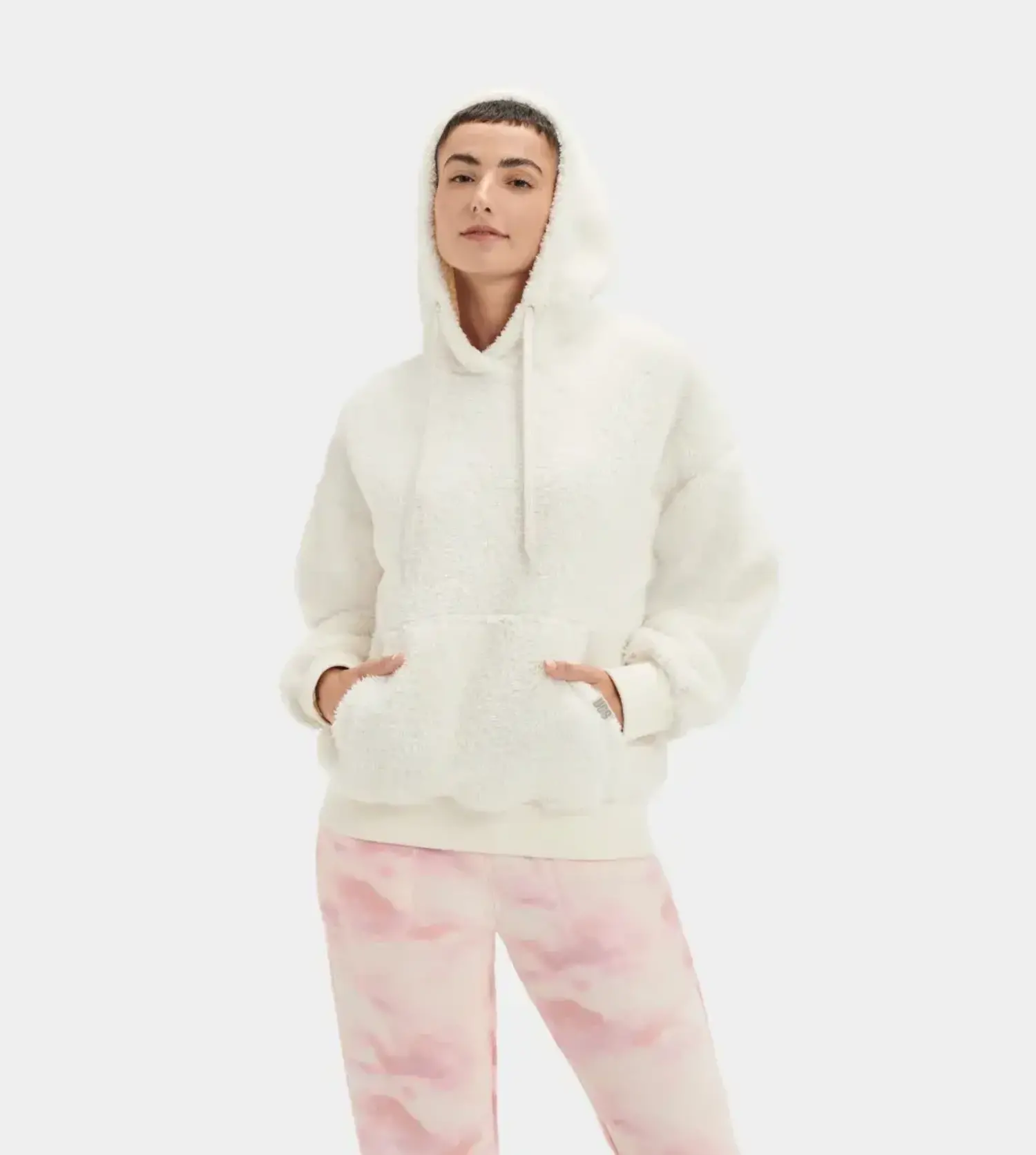 UGG Loyra Sherpa Hoodie Cream Heart and Home Gifts and Accessories