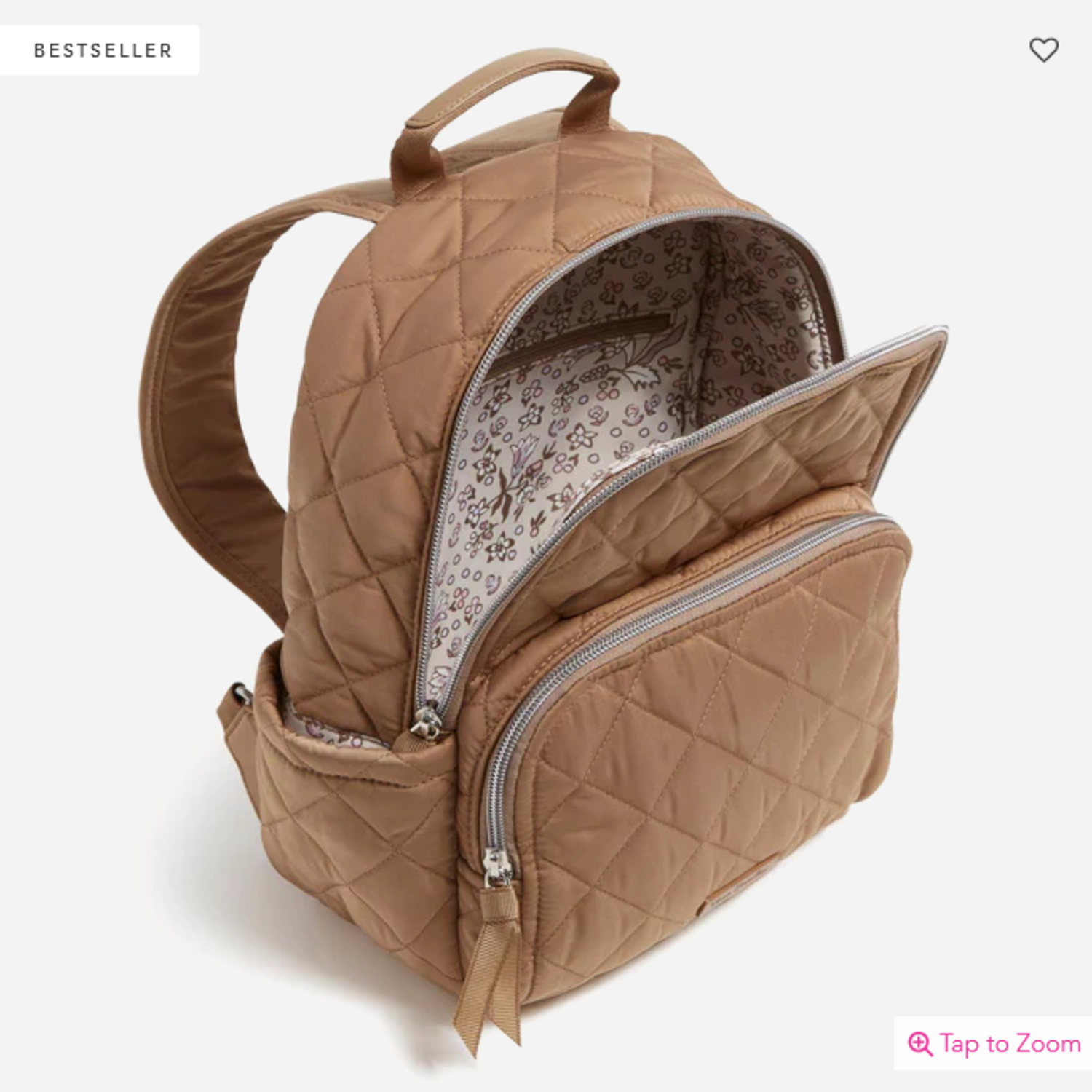 Brown Small Backpack | Vera Bradley