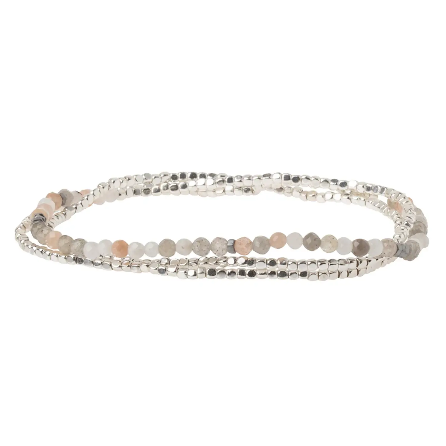 delicate stone moonstone WRAP BRACELET & NECKLACE delicate stone moonstone WRAP BRACELET & NECKLACE