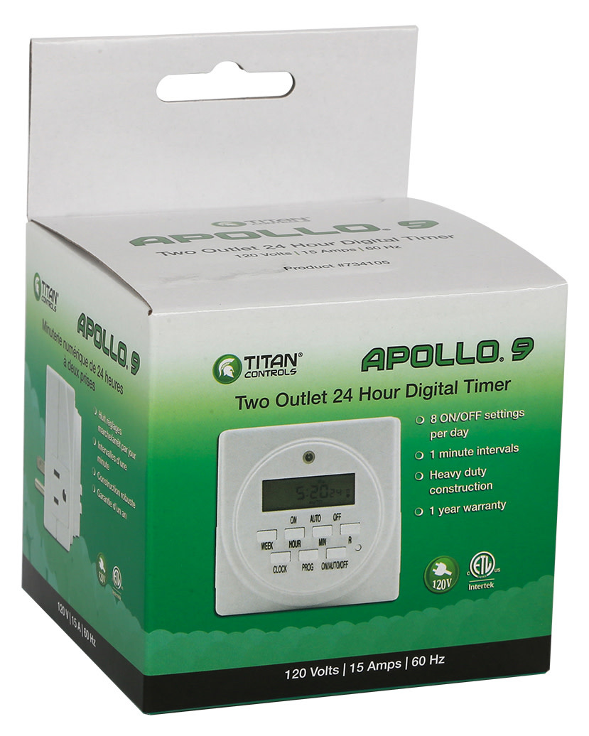 Titan Controls - 120V Digital Timer - Valley Indoor
