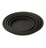 Heavy Duty Black Saucer