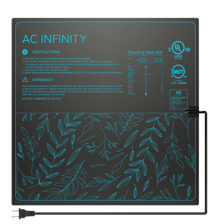 AC Infinity Suncore Seedling Heating Mat