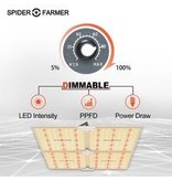 Spider Farmer SF4000 LED Grow Light With Dimmer Knob 2021 New Version QB