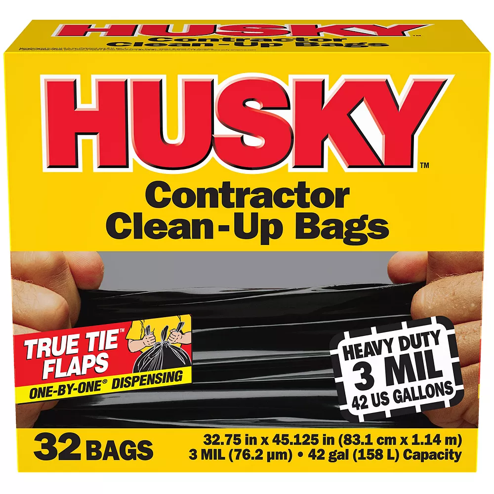 Husky Contractor CleanUp Bags Valley Indoor