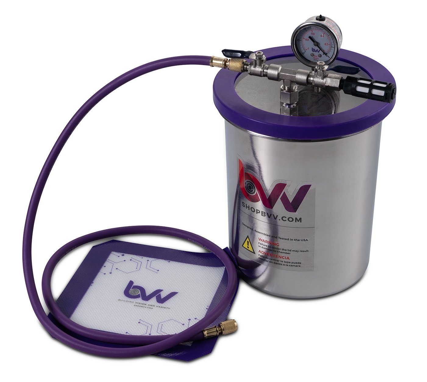 BVV Best Value Vacs - Stainless Steel Vacuum Chamber