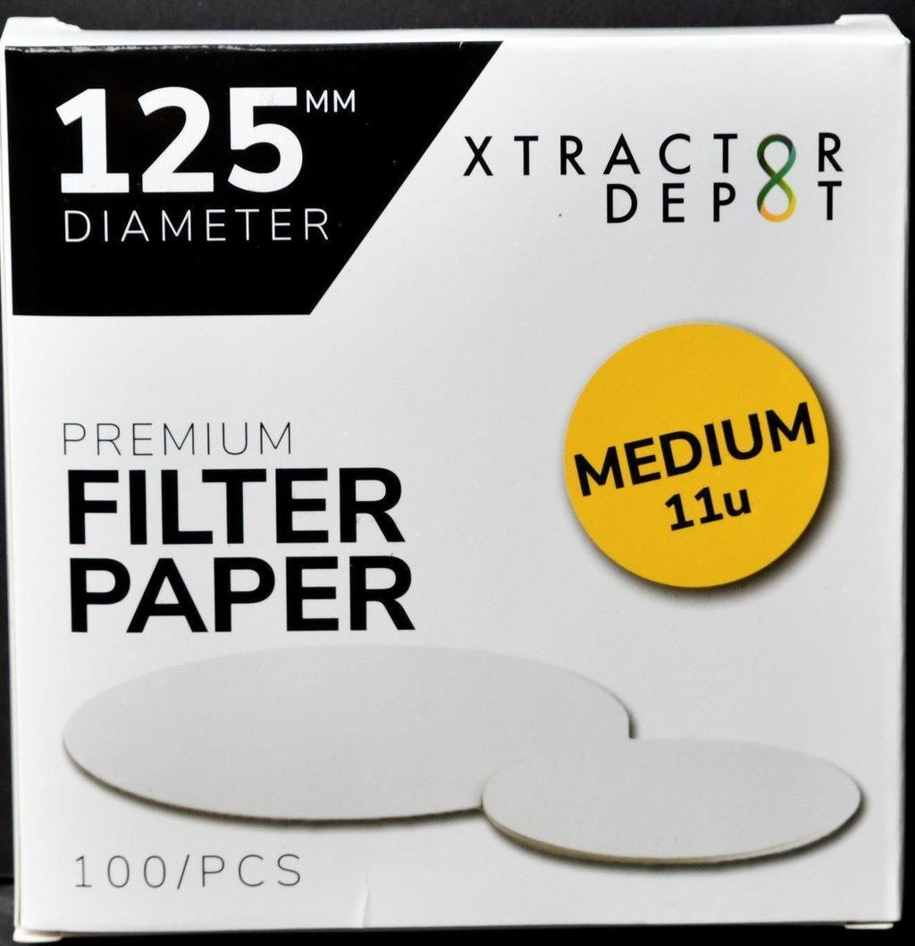 Ashless Filter Paper 125mm Valley Indoor